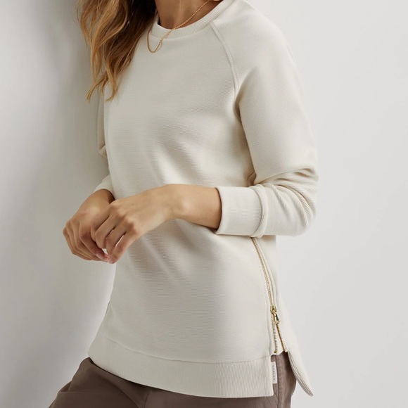 Varley Manning Sweat Size XS Eggnog Sweatshirt - Picture 2 of 15